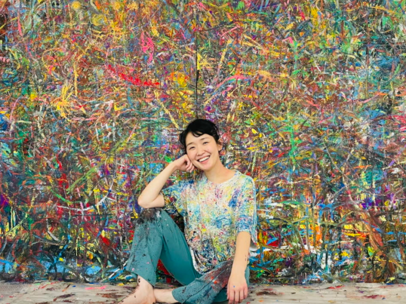 100 hours of painting in 100 seconds / 100時間の制作工程を100秒で