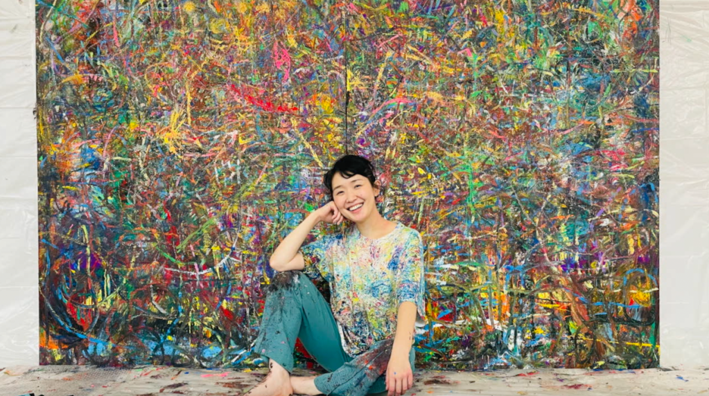 100 hours of painting in 100 seconds / 100時間の制作工程を100秒で